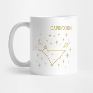 Capricorn Constellation Zodiac Sign Mug